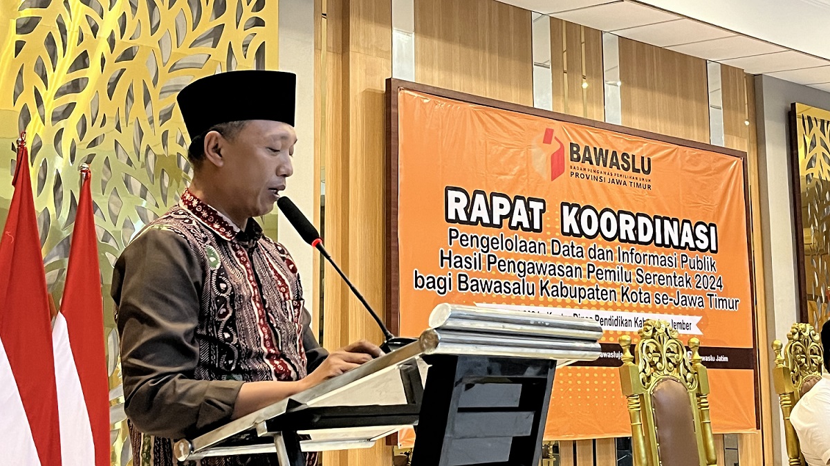 Bawalu Jatim Gelar Rakor Pengelolaan Data dan Informasi Bagi Bawaslu Se-Jatim