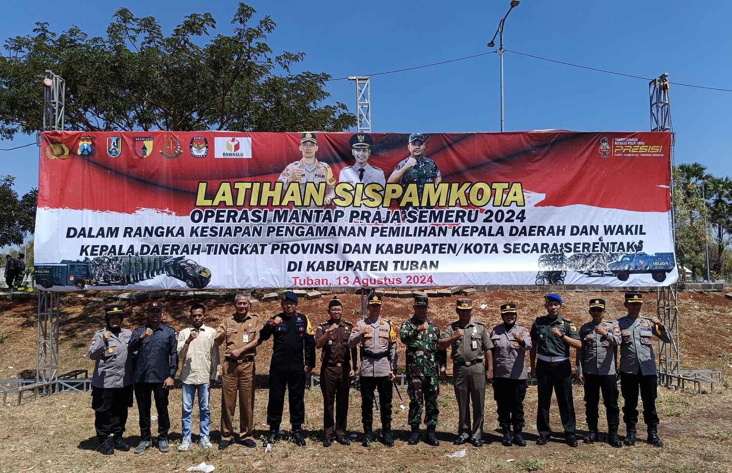 Latihan Sispamkota Pemilihan Serentak Tahun 2024