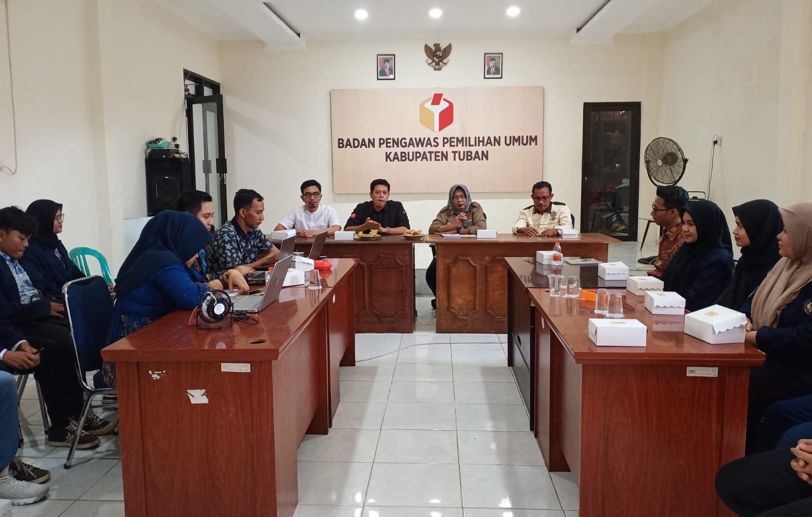 Rapat Persiapan Bawaslu Ngampus bersama UNANG Tuban