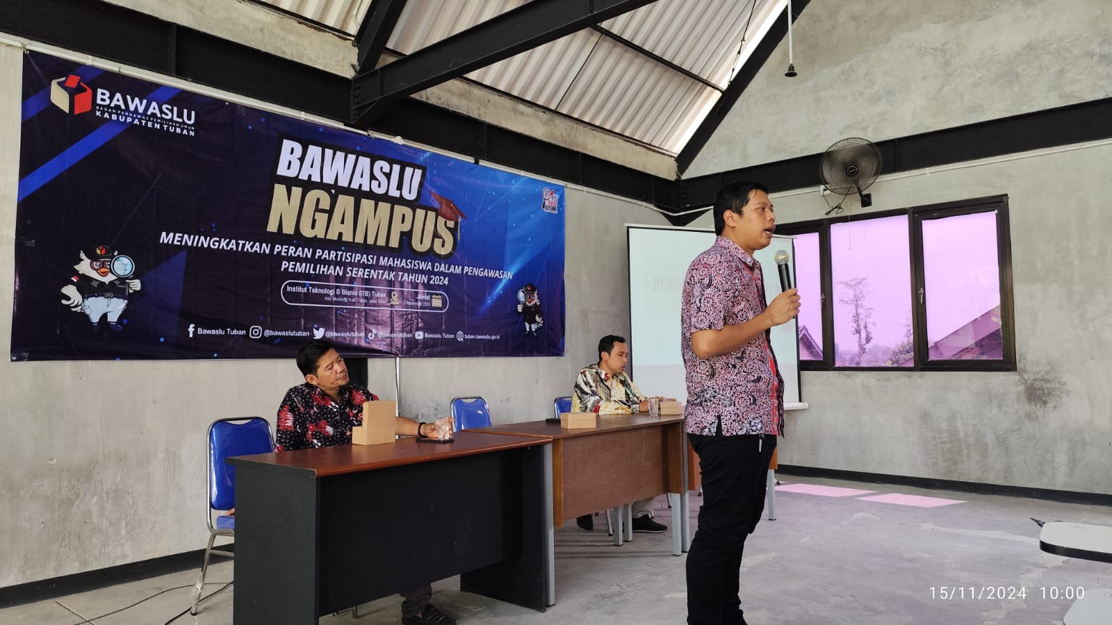 Bawaslu Ngampus di ITB Montong