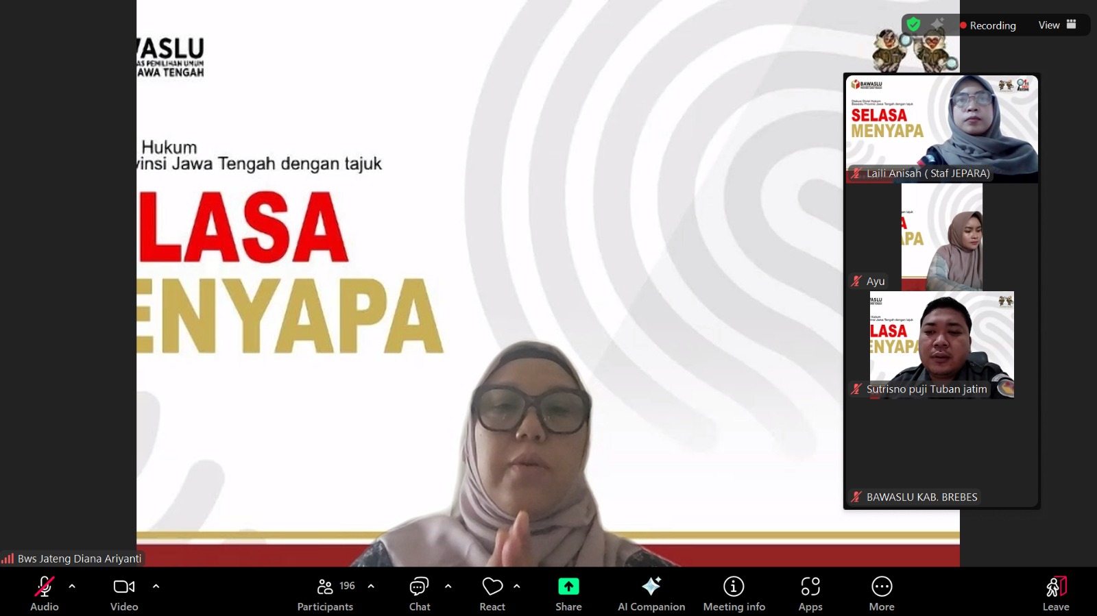 Diskusi Hukum Selasa Menyapa