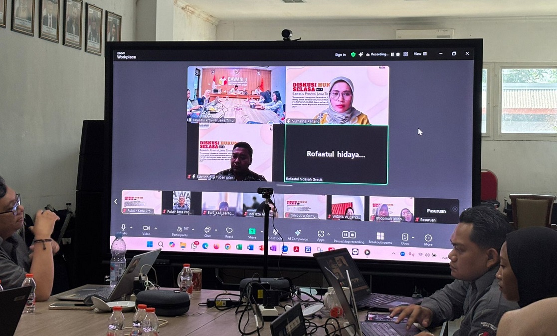 Kegiatan divisi hykum Bawaslu Jatim