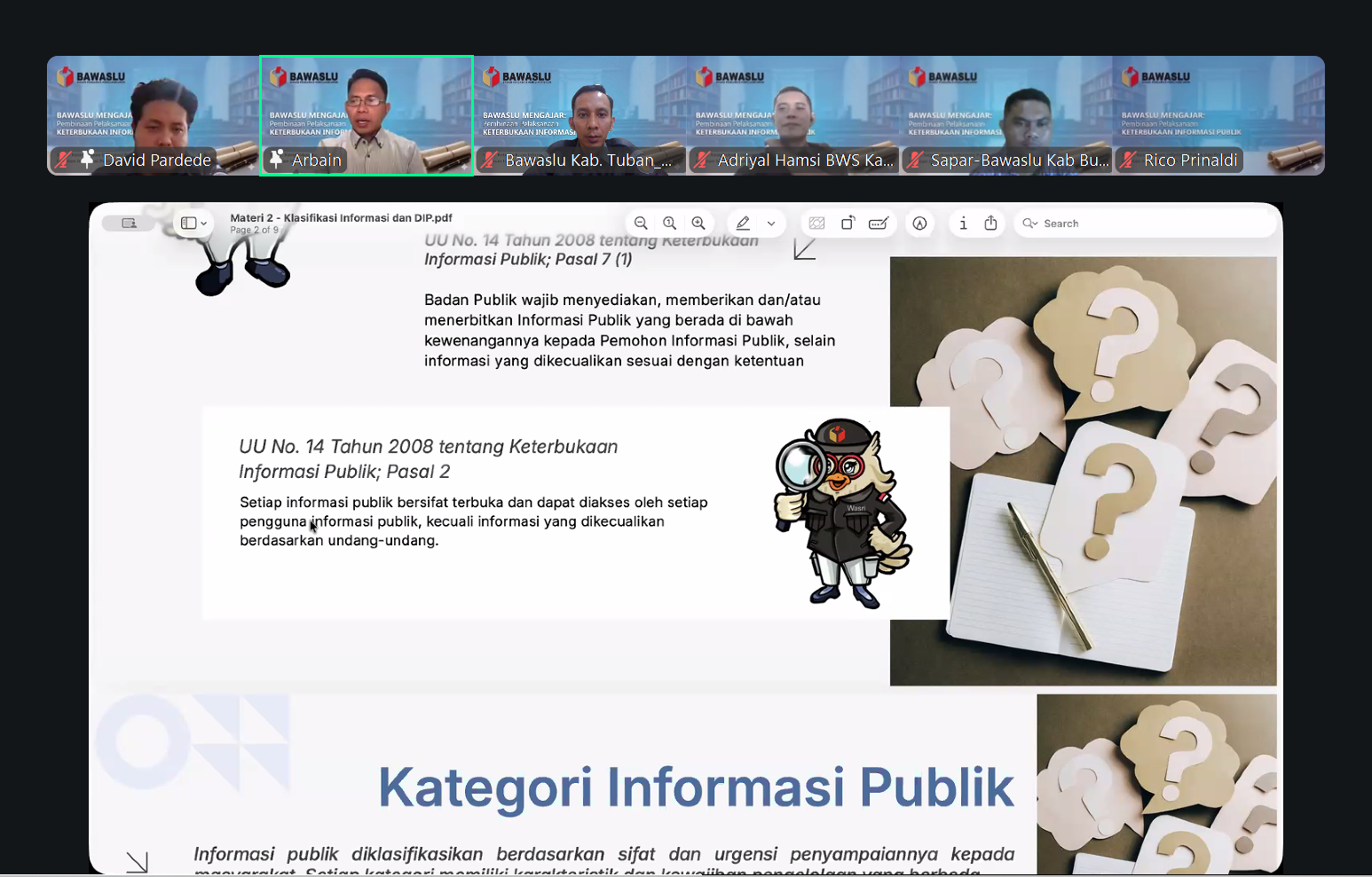 Bawaslu Mengajar Sesi 2