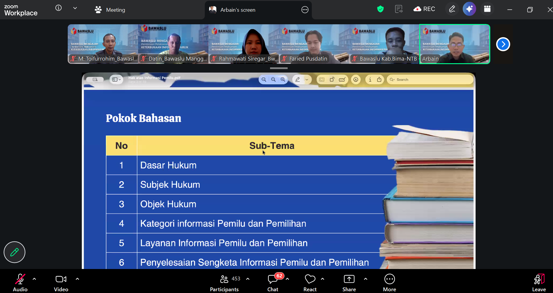 Bawaslu Mengajar Sesi 4