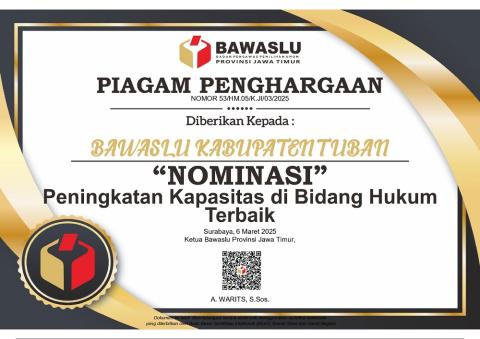 Piagam Tuban_Peningkatan Kapasistas Bidang Hukum