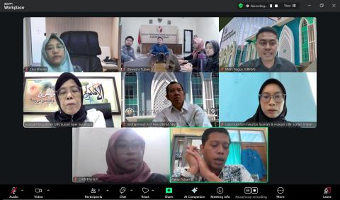 Zoom perdana dengan UINSA-2