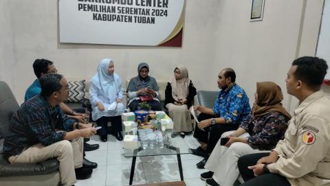 kunjungan KPPN di bawaslu tuban 16 april 2026