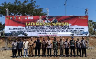 Latihan Sispamkota Pemilihan Serentak Tahun 2024