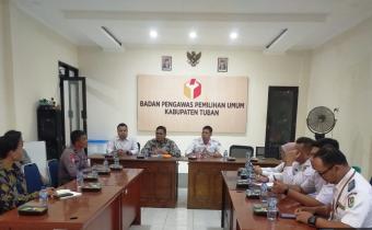 Bawaslu Tuban Gelar Rapat Persiapan Keamanan Apel dan Deklarasi Damai Pemilu 2024