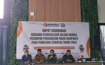 Rapat Koordinasi Bersama Stakeholder Pengawasan Masa Kampanye