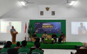 Bawaslu Ngampus di IAINU Tuban