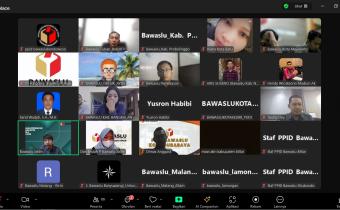 Rapat Daring Persiapan Monev KIP 2025