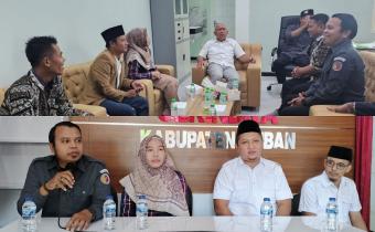 Audiensi di DPC PKB dan Gerindra Tuban