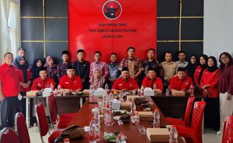 Kunjungan dpc PDIP Tuban