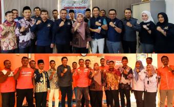 Kunjungan ke partai nasdem dan buruh