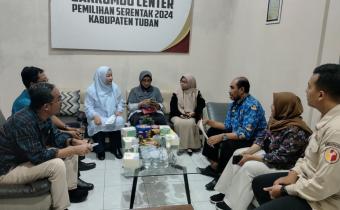 kunjungan KPPN di bawaslu tuban 16 april 2026