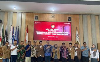 pengawasan Rapat Pleno PDPB TW 1 KPU Tuban