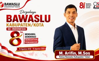 Arifin_HUT 8 Bawaslu KabKota