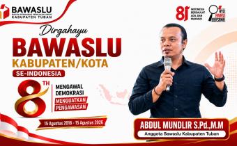Mundlir_HUT 8 Bawaslu KabKota
