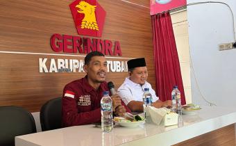 Bawaslu Tuban Koordinasi Pemutakhiran Data Partai Gerindra Semester II