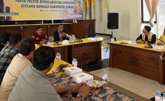 2_Bawaslu Tuban Koordinasi Pemutakhiran Data Partai Golkar Semester II